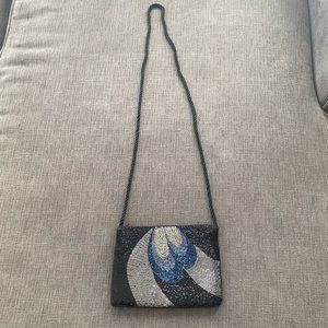 Iridescent Beaded purse